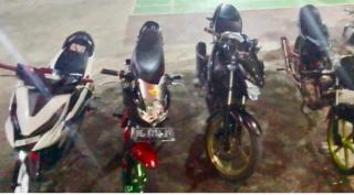 Empat Sepeda Motor Balap Liar Diamankan Polsek Kota Agung