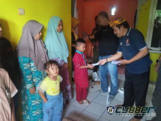 Berbagi Kebahagian, Paguyuban Wartawan Cirebon Raya Santuni Anak Yatim