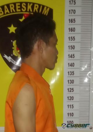 Polisi Amankan Pencuri Handphone di Bumisari Natar.