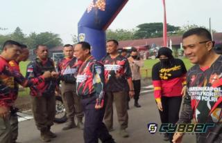 Memeriahkan HUT Brimob Ke 77 Polda Jabar Gelar Trail Adventure Gas Bareng Kapolda Jabar