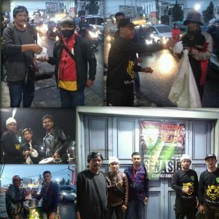 Patriot Siliwangi Sejati Kabupaten Bandung Giat Program SENASIB Sedekah Nasi Bungkus 