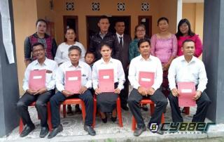 Kades Simanungkalit Lantik 5 Perangkat Desa, Jonter : Berikan Terbaik Untuk Masyarakat