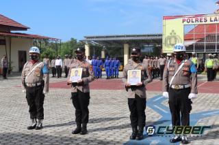 Dua Personil Polres Lamsel di PTDH Oleh Kapolres