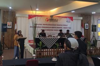 Bawaslu Kabupaten Garut Gelar Rapat Bersama Awak Media