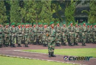 Korem 062/ Tn Laksanakan Upacara Peringatan Hari Juang TNI AD ke 77 Tahun 2022