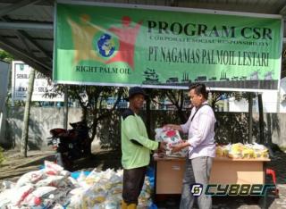 Sebanyak 115 Paket CSR dari PT NPO Dumai Disalurkan ke Warga Kurang Mampu