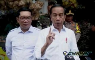 Presiden Joko Widodo Kunjungi Pasar Cigombong dan Bagikan Bantuan Sosial Kepada Para Pedagang