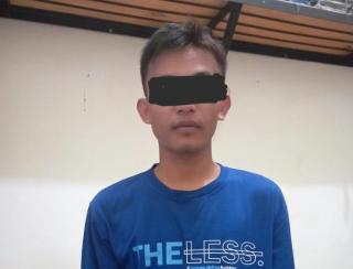 Seorang Pelaku Penjual Motor Bodong di Amankan Polsek Cibinong