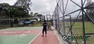 Warga Desa Kuala Terusan Pertanyakan ADD Untuk Cat Lapangan Volley Rp 50 juta