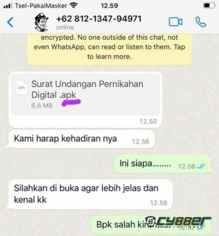 Klik Link Undangan Pernikahan Online, Uang Pasutri Raib Puluhan Juta Rupiah 