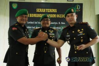 Danrem 064/MY Pimpin Serah Terima Dandim 0623/Cilegon