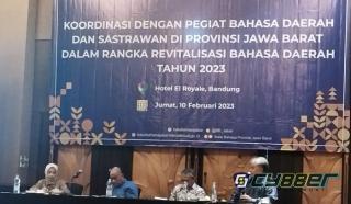 Balai Bahasa Prov. Jabar Gelar Koordinasi dengan Penggiat Bahasa Daerah dan Sastrawan