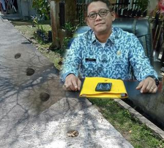 Bekas Core Drill Komplek Perumahan Grand Hayati Pelalawan Ancam Pemakai Jalan