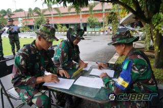 Ketahui Kemampuan Prajuritnya, Korem 064/MY Gelar UTP Umum