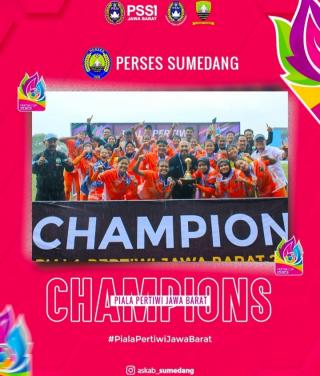 Tim Kesebelasan Putri Perses Sumedang, Tumbangkan Tim Putri Persib Bandung 2 - 0 di Final Liga Campions Cup Piala Pertiwi Jawa Barat
