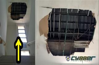 Ambruknya Atap Plafon Kantor Kecamatan Rengasdengklok Jadi Kekhawatiran