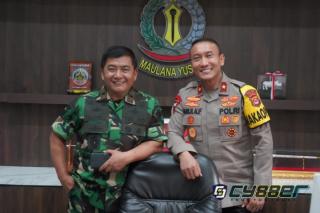 Momen Idul Fitri Danrem 064/MY Terima Kunjungan Wakapolda Banten