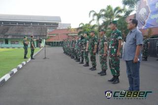 Ini Pesan Kasrem 064/MY, Saat Pimpin Apel Kembali Cuti Usai Lebaran Gelombang I