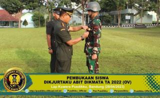 Kolonel Cku. Heri Hermawan Pimpin Upacara Pembukaan Siswa Dikjurtaku Abit Dikmata