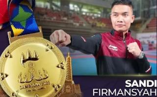 Warga Kabupaten Bandung Patut Bangga, Pria Asal Baleendah ini Rebut Medali Emas di SEA Games Kamboja 2023