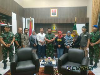 Silaturahmi Awak Media Bersama Danrem 064/MY