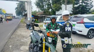 Tingkat Disiplin berlalu lintas Prajurit TNI AD Jajaran Korem 064/MY Meningkat