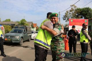 Dandim 0602/Serang Sambut Kunjungan Kapolresta Serang Kota di Makodim 0602/Serang.