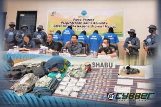BNNP Maluku Amankan Penyeludupan 600 Gram Sabu di Maluku