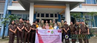 Paska Menyambut Hari Bhakti Adhyaksa Ke-63 Tahun, Kejari Inhu Gelar Bakti Sosial.