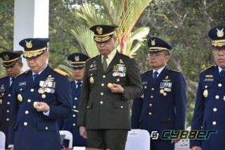 Danrem 072/Pamungkas Menghadiri Upacara Peringatan Hari Bhakti TNI AU ke-76 Tahun 2023
