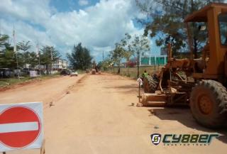 Proyek jalan Dinas Binamarga Kota Batam Mulai Tahap Pekerjaan