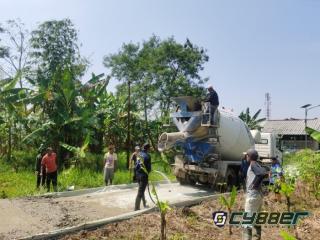 Pemdes Wates Jaya, Realisasikan Program Samisade untuk Rabat Beton dan Hotmix
