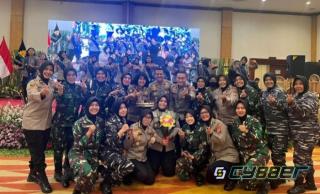 Anggota Staf Operasi Lanal Banten Turut Apresiasi HUT Polwan Ke-75