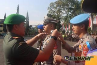 Dandim 0611 Garut Pimpin Apel Gelar Pasukan Gabungan Operasi Zebra Lodaya 2023