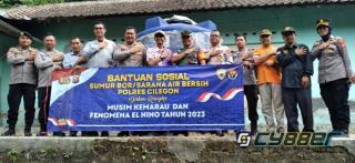 Polres Cilegon Gandeng PT MCCI Support Program Sumur Bor di Gerem Talang