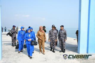 Gunakan Rigid Hull Inflatable Boat (RHIB) Komandan Lanal Banten Tinjau Pos TNI AL Pulau Panjang