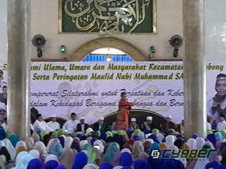 Jalin Silaturrahmi Antara Ulama, Umaro dan Masyarakat, Pemcam Cigombong Gelar Peringatan Maulid Nabi Muhammad SAW