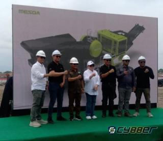 Pruduk Mobile Crusher Buatan China Dioprasikan Untuk Pembangunan tol Jogja-Solo 