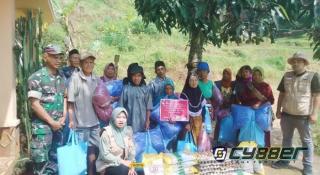 Salam Mukti Foundation Didampingi Babinsa Kembali Salurkan Bantuan Sosial