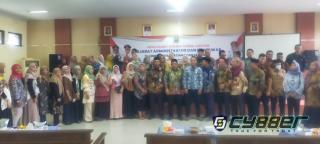 Lepas Sambut dan Serah Terima Jabatan 17 Pejabat Administrator dan Pengawasan di Lingkungan Kecamatan Gerogol