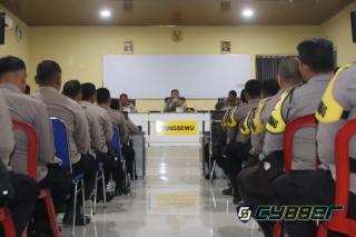 Jelang Pemilu 2024, Bhabinkamtibmas Polres Pringsewu Diberikan Arahan Khusus