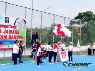 Tingkatkan Sinergi dan Kolaborasi Lapas Cilegon Ikuti Friendly Match Tenis Kanwil Banten