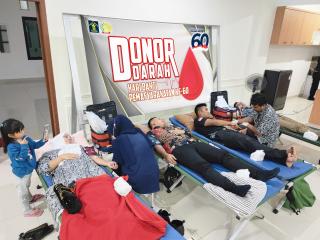 Aksi Donor Darah Hiasi Hari Bhakti Pemasyarakatan Ke-60 di Lapas Cilegon