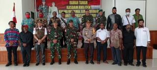 Kasdam XVII/Cenderawasih : Prajurit Kodim 1711 Harus Bersinergi Dengan Polri