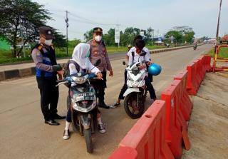 Tak Gunakan Masker, Pengguna Jalan Ditegur Petugas Ops Yustisi di Majalengka