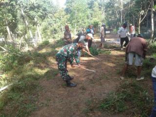 Sertu Rediyanto, Giat Gotong Royong Bersama Warga Binaanya