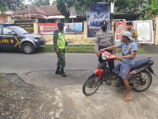 Upaya Memutus Mata Rantai Penyebaran Covid-19 Terus Dilakukan Jajaran Polres Ciamis