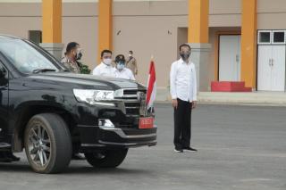 Polres Pulang Pisau Lakukan Pengamanan Rangkaian Kunjungan Presiden RI