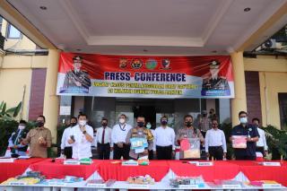Polda Banten Berhasil Ungkap 108 kasus Penyalahgunaan Obat-obatan dan Menangkap 126 Pengedar
