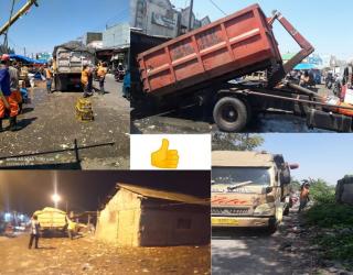 Kerja Maksimal UPTD Kebersihan Wilayah 2 Rengasdengklok Mampu Atasi Tumpukan Sampah